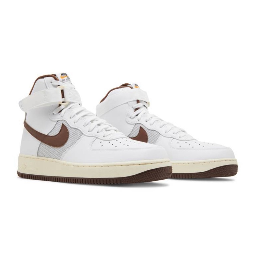Uni Nike Air Force 1 High '07 'White Light Chocolate' - Sz 6M / 7.5W